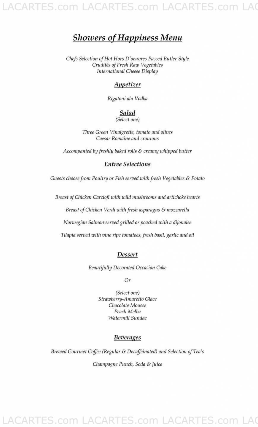  Pricelists of Watermill Caterers - NY 711 Smithtown Bypass, - Photo 7 of 26