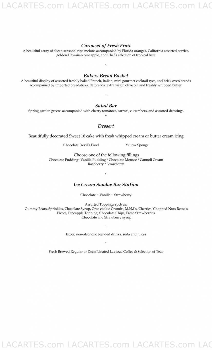  Pricelists of Watermill Caterers - NY 711 Smithtown Bypass, - Photo 4 of 26