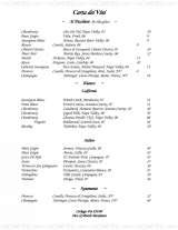 Menus & Prices, Venticello Ristorante, San Francisco