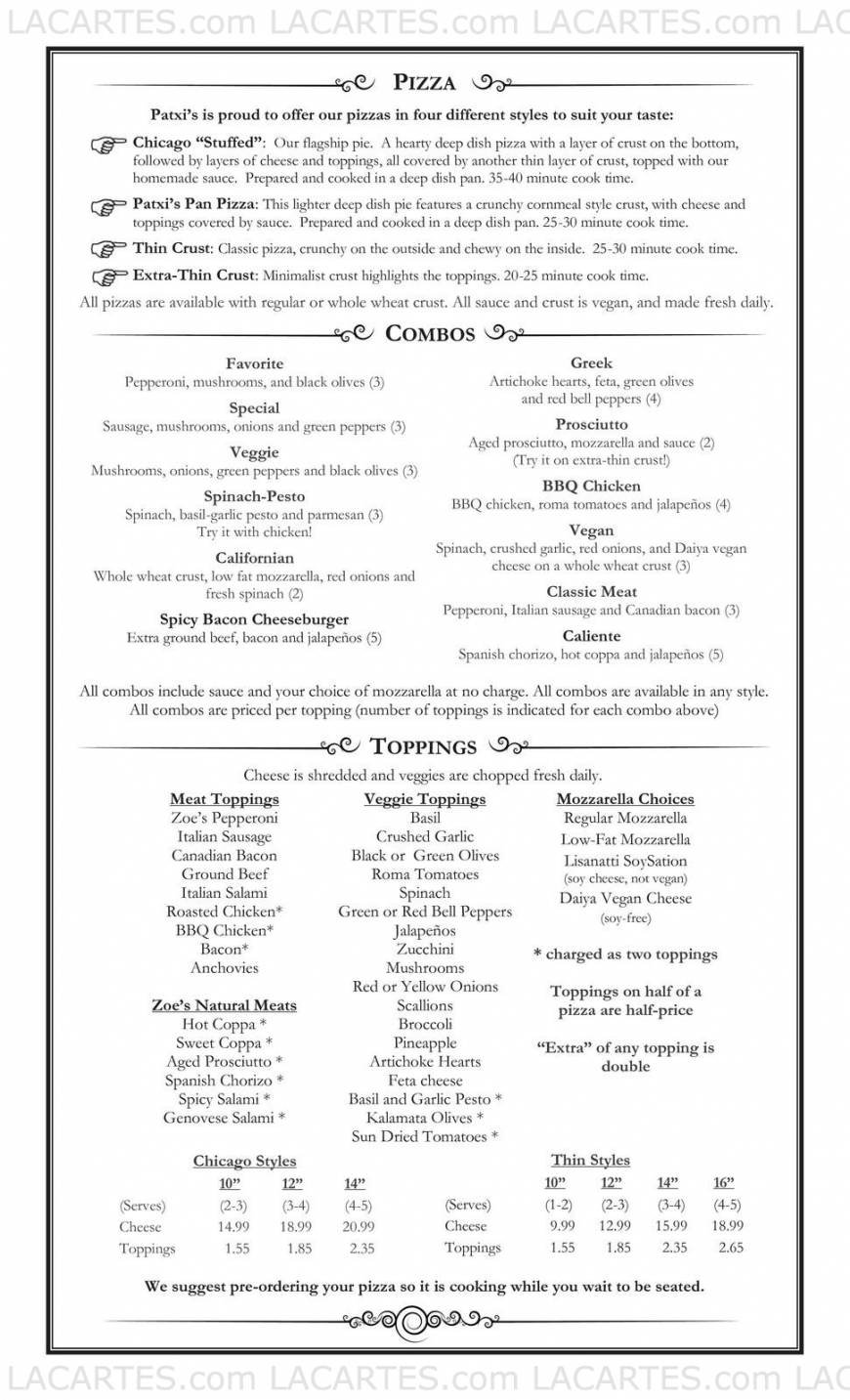  Pricelists of Pasta Pomodoro - Palo Alto 441 Emerson St - Photo 1 of 2