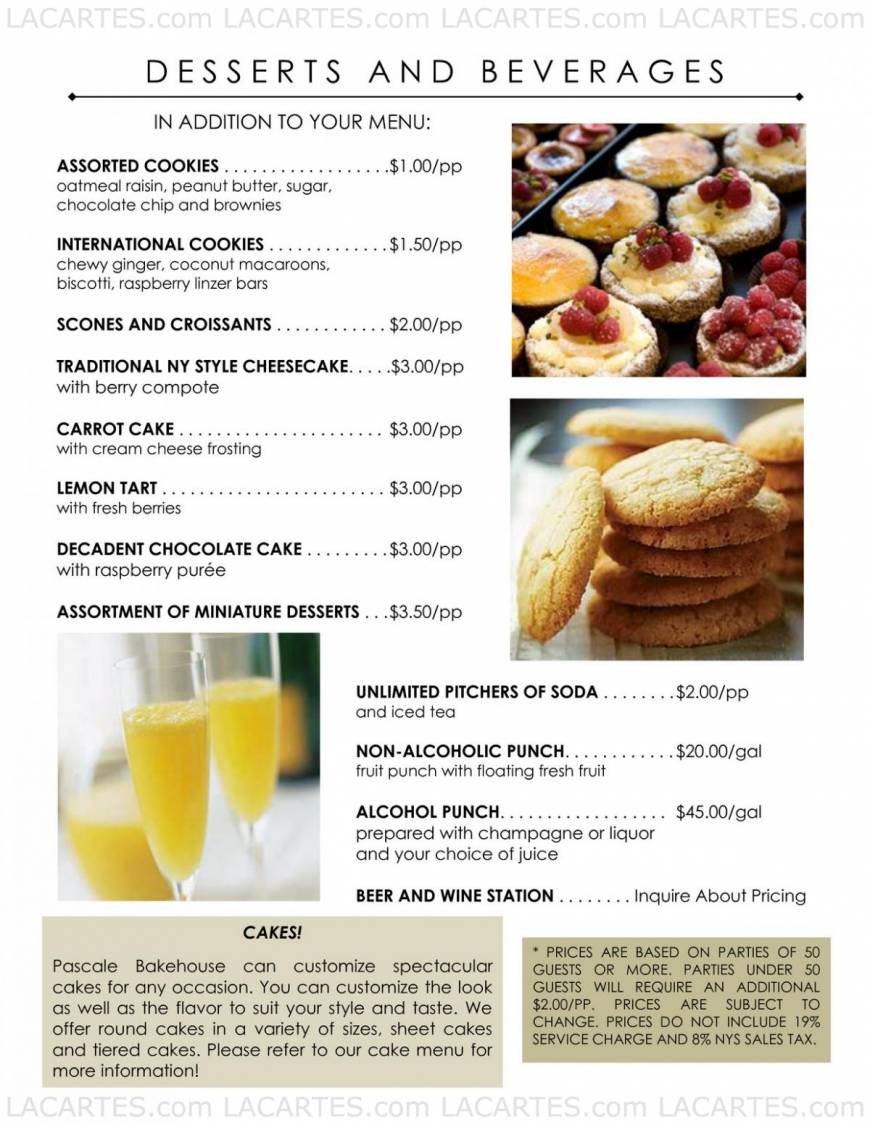  Pricelists of Justin's Tuscan Grill - NY 6400 Yorktown Circle - Photo 13 of 15