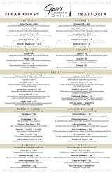 Menus & Prices, Justin's Tuscan Grill - NY, East Syracuse