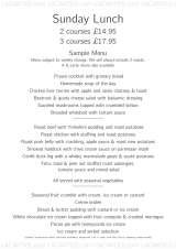 Menus & Prices, Clocktower Restaurant, Bar & Terrace, Epping