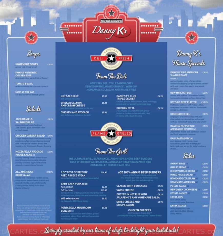  Pricelists of Danny K's 133â?135 HIGH STREET - Photo 3 of 6