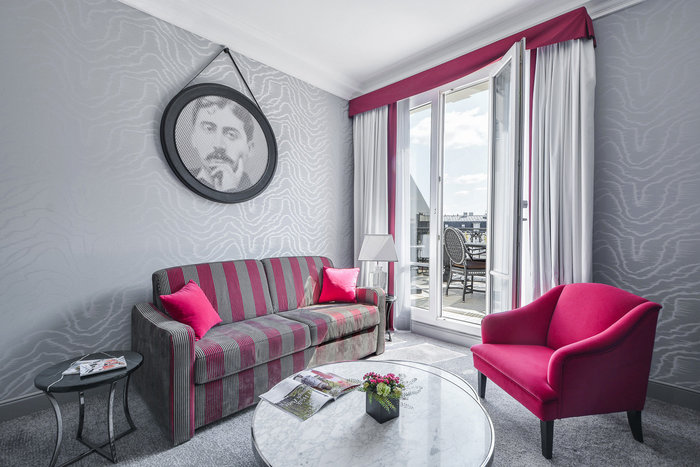 King Suite with Terrace at Maison Astor Paris Profile Photos of Maison Astor Paris, Curio Collection by Hilton 11 Rue d'Astorg - Photo 6 of 12