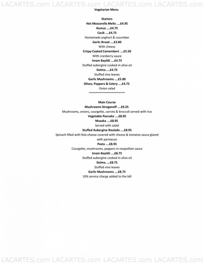  Pricelists of Mirage Steak Restaurant Ilford 740 Eastern Avenue, Newbury Park - Photo 3 of 4