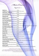 Menus & Prices, Panna's Restaurant, Romford