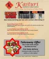 Menus & Prices, Kasturi Authentic Indian Cuisine, Cardiff