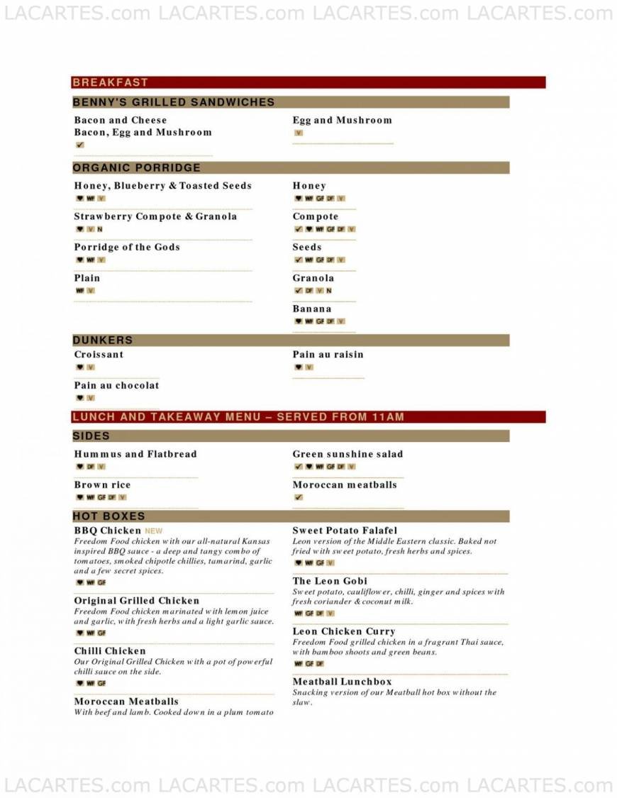  Pricelists of Leon Lower Rose Gallery, Bluewater Shopping Centre - Photo 2 of 6