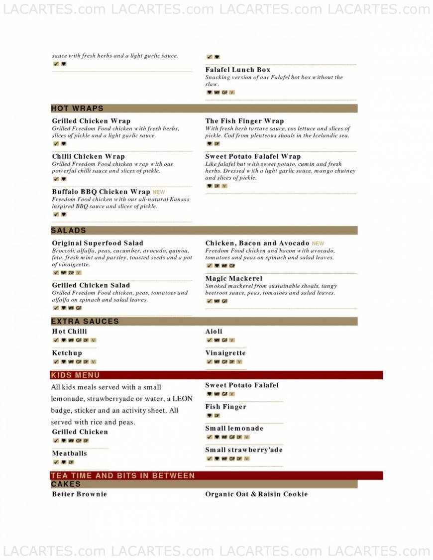  Pricelists of Leon Lower Rose Gallery, Bluewater Shopping Centre - Photo 3 of 6