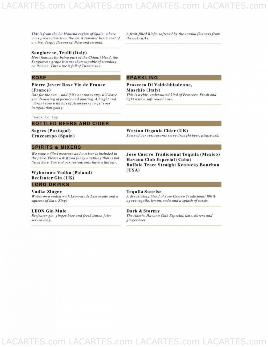  Pricelists of Leon Lower Rose Gallery, Bluewater Shopping Centre - Photo 5 of 6