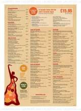 Menus & Prices, La ViÃ±a, Liverpool