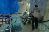 raceways cutting for networking cable tray fixing work, TRITHERM  Cable Tray Fix Raceways Cutting in Chennai India, CHENNAI