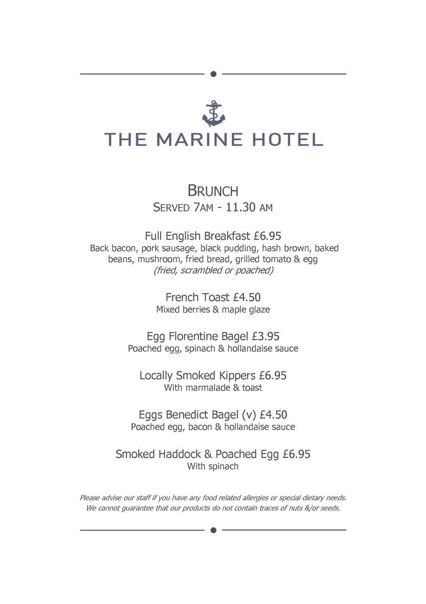  Pricelists of The Marine Hotel In Whitstable Marine Parade Tankerton - Photo 1 of 10