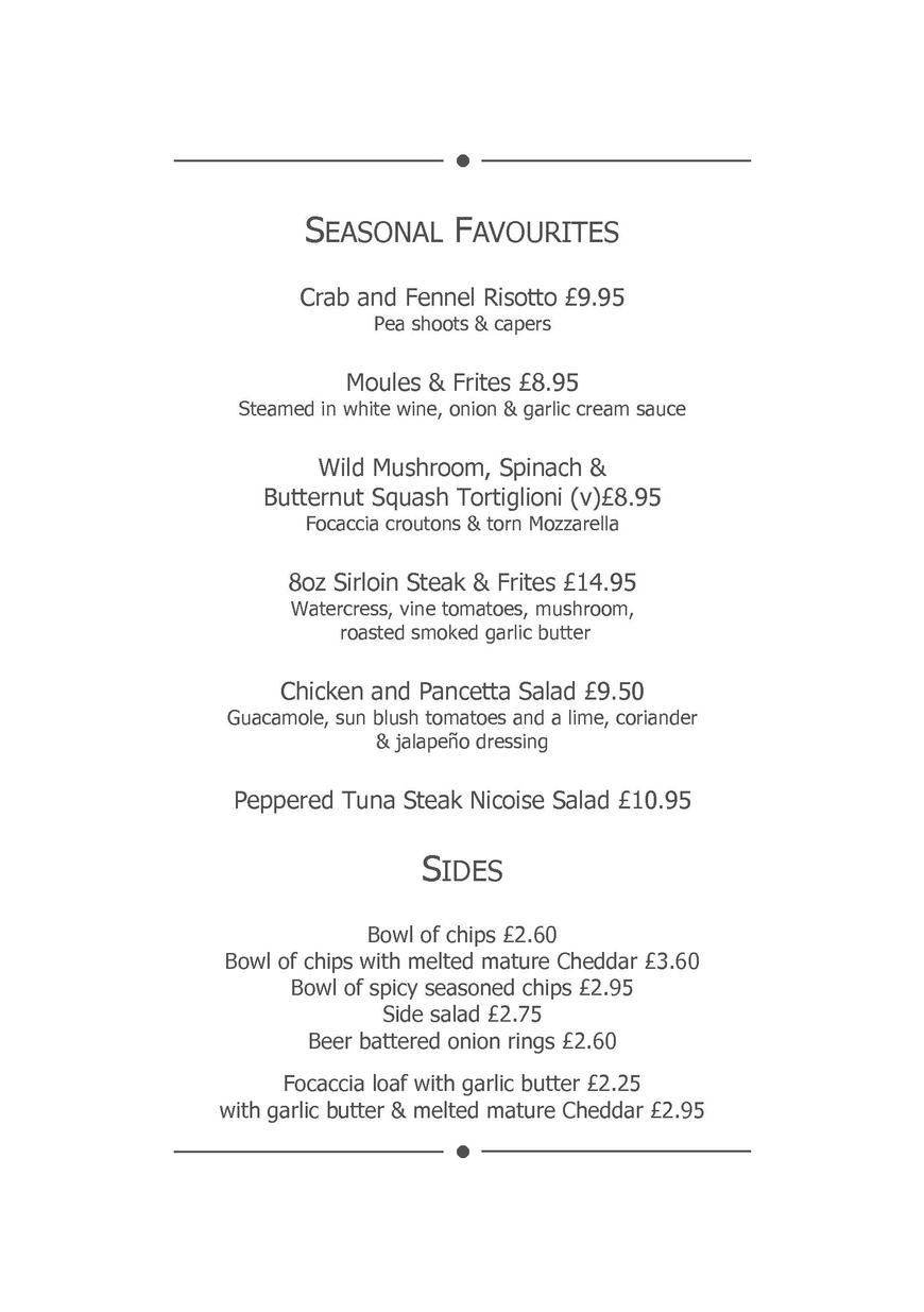  Pricelists of The Marine Hotel In Whitstable Marine Parade Tankerton - Photo 5 of 10