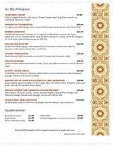 Menus & Prices, Zitoune Restaurant - NY, Mamaroneck