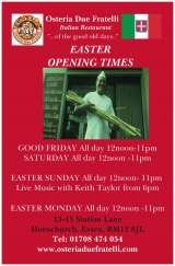 Osteria Due Fratelli, Hornchurch