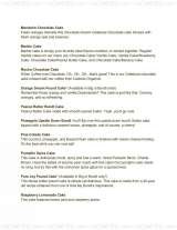 Menus & Prices, Kiss my Bundt, Los Angeles