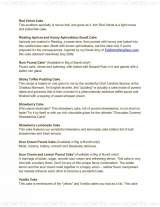 Menus & Prices, Kiss my Bundt, Los Angeles