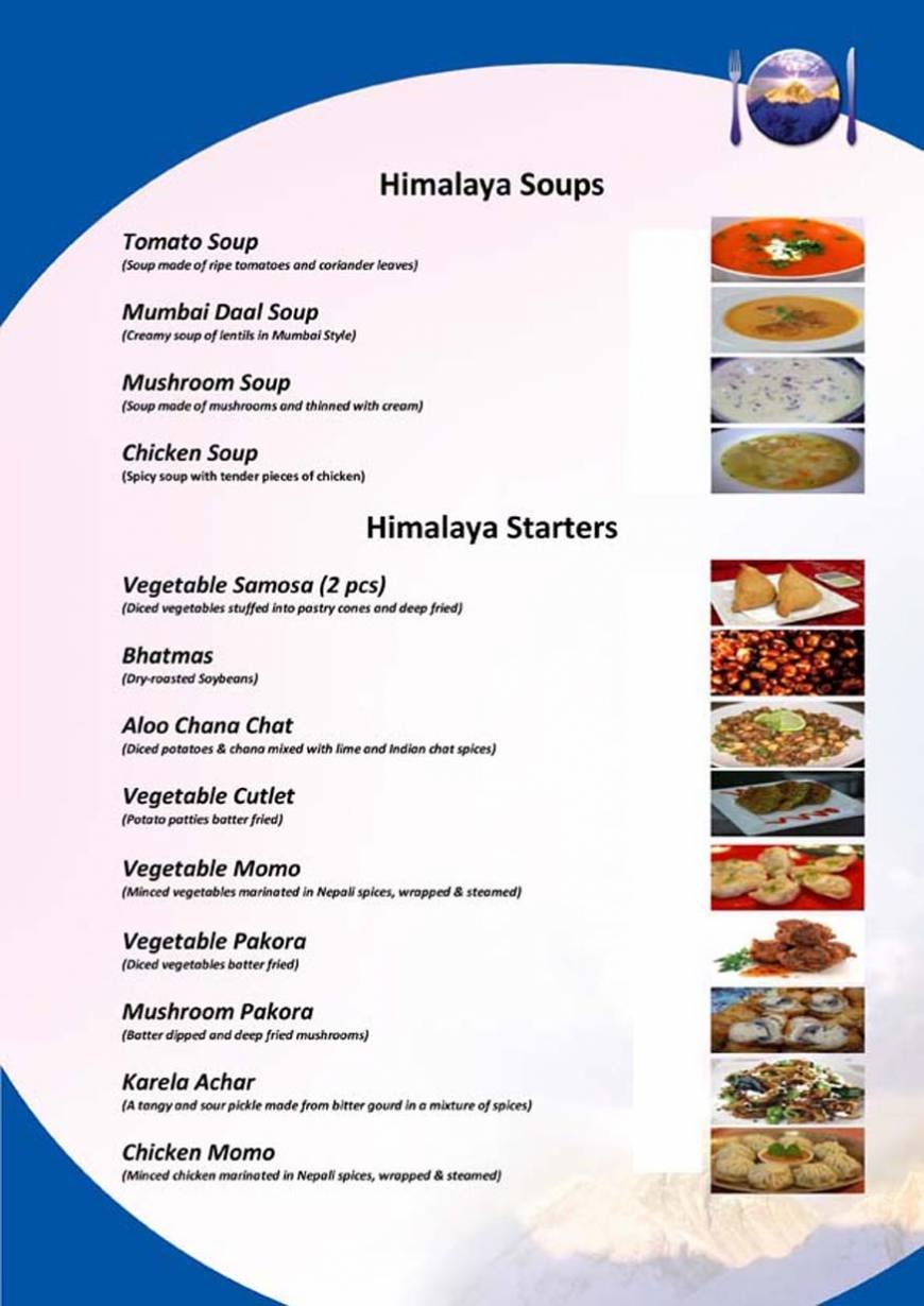  Pricelists of Himalaya Kitchen 518 Macpherson Road - Photo 1 of 2