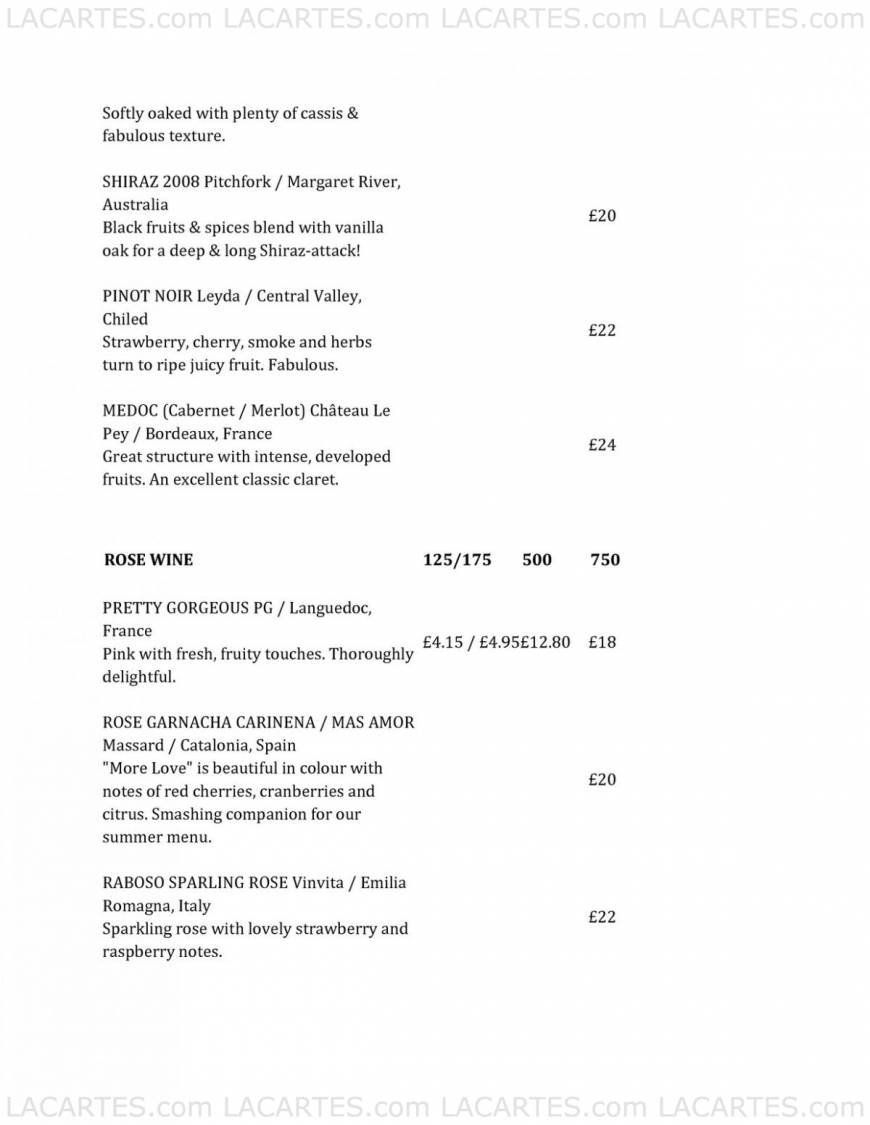  Pricelists of The Cut Bar 66 The Cut - Photo 9 of 48