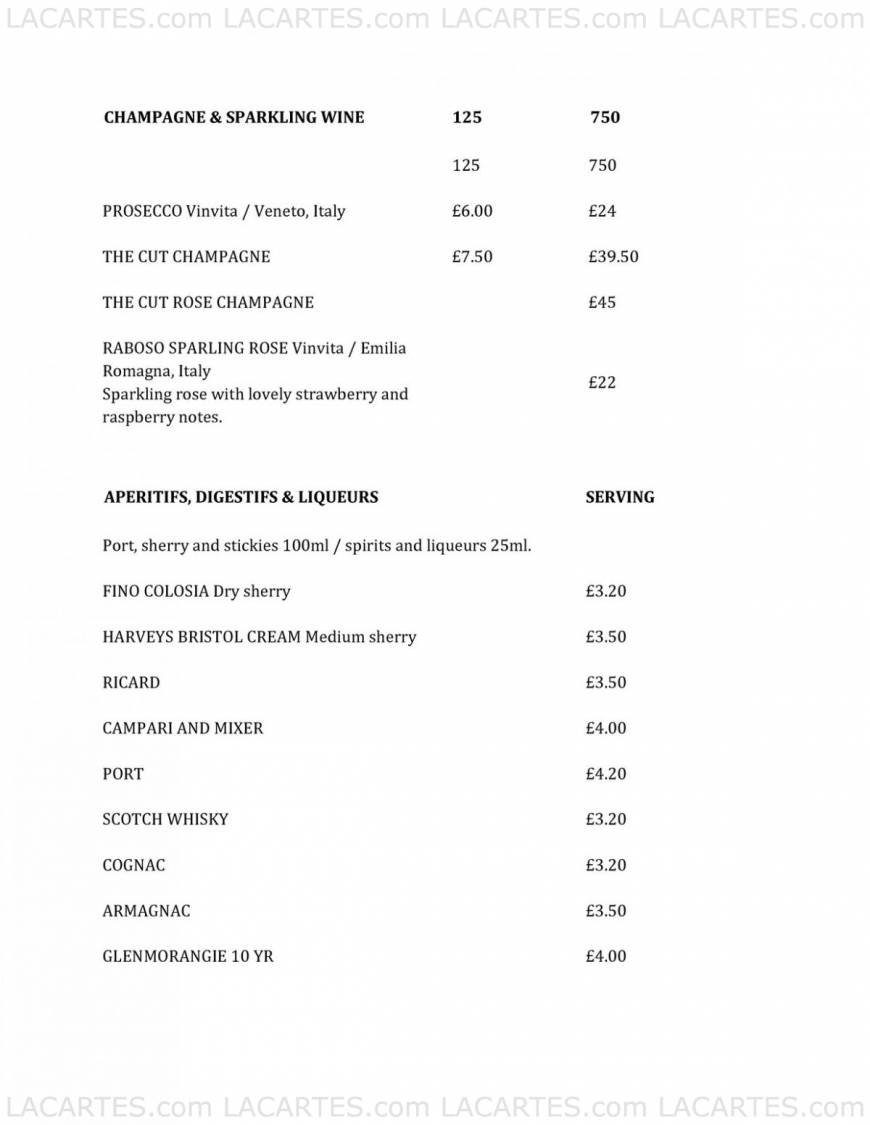  Pricelists of The Cut Bar 66 The Cut - Photo 10 of 48