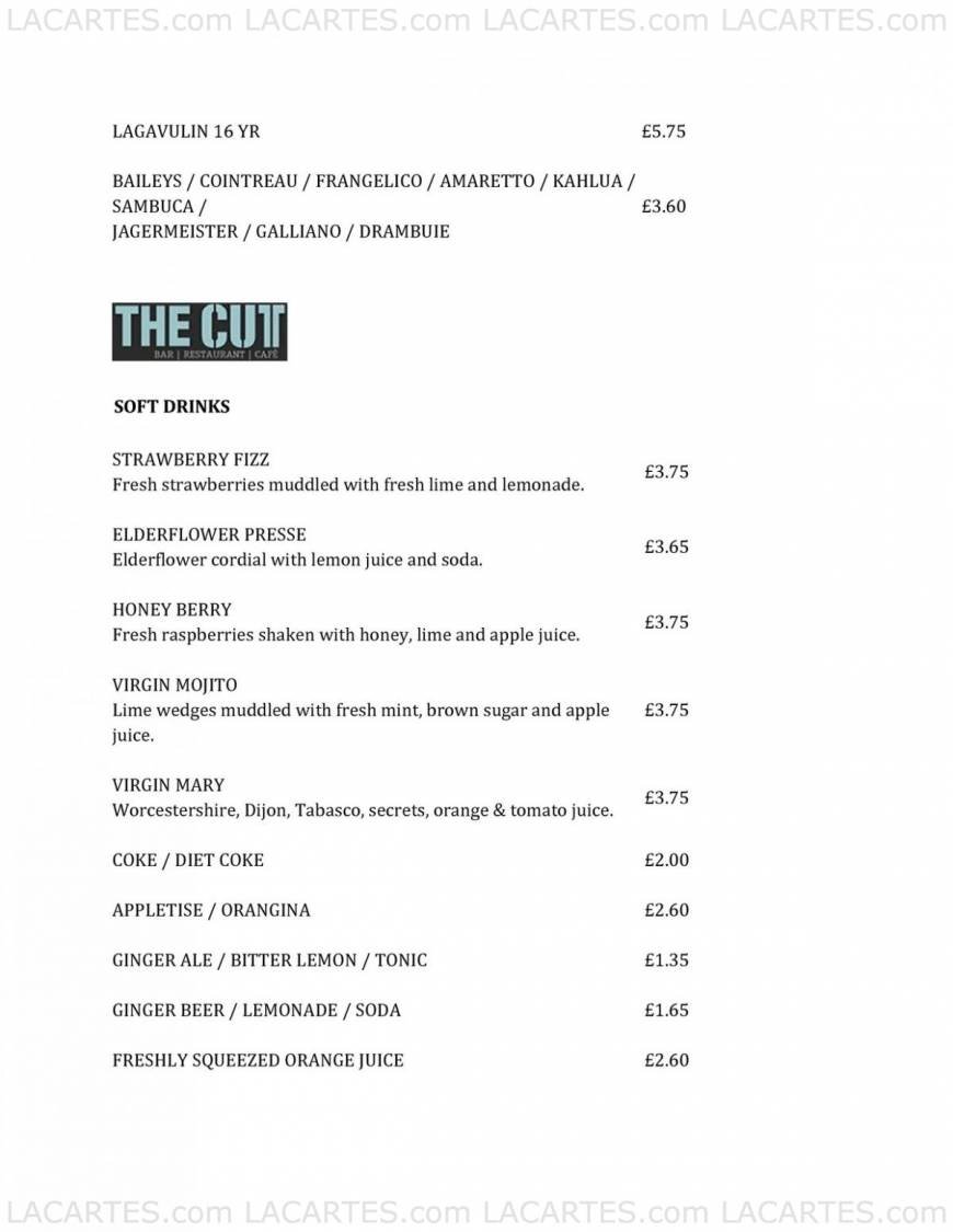  Pricelists of The Cut Bar 66 The Cut - Photo 11 of 48