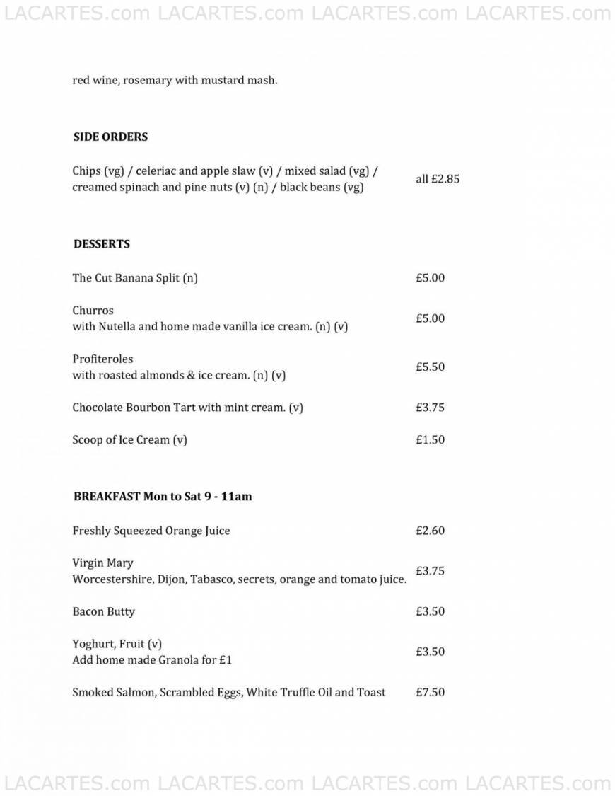  Pricelists of The Cut Bar 66 The Cut - Photo 12 of 48