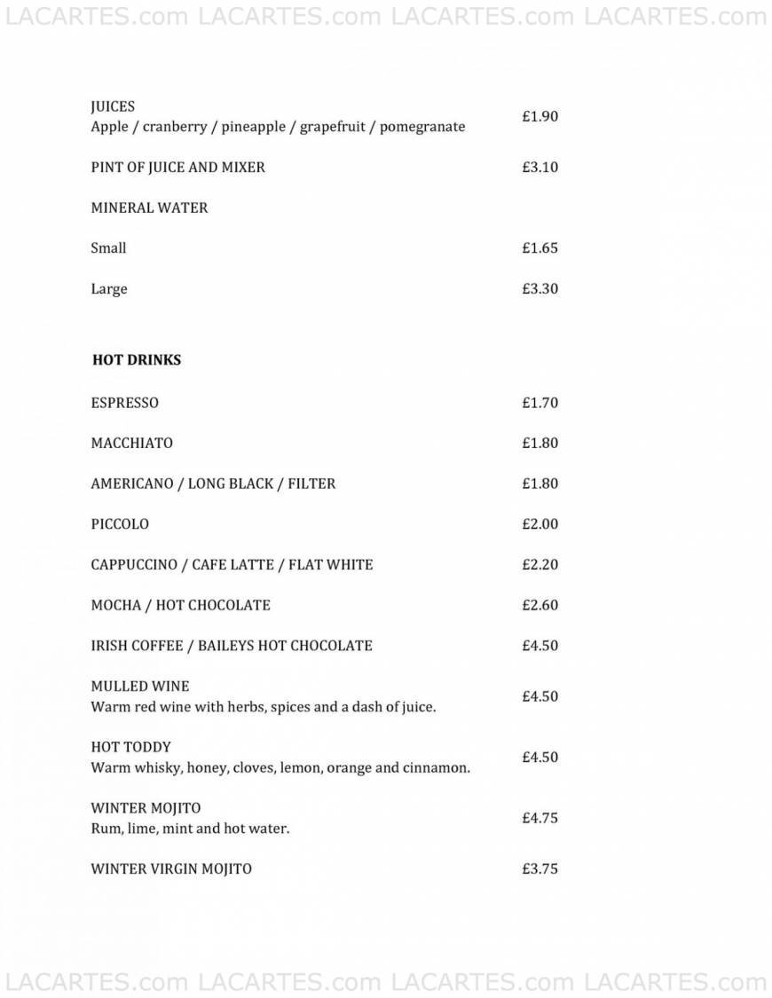  Pricelists of The Cut Bar 66 The Cut - Photo 1 of 48
