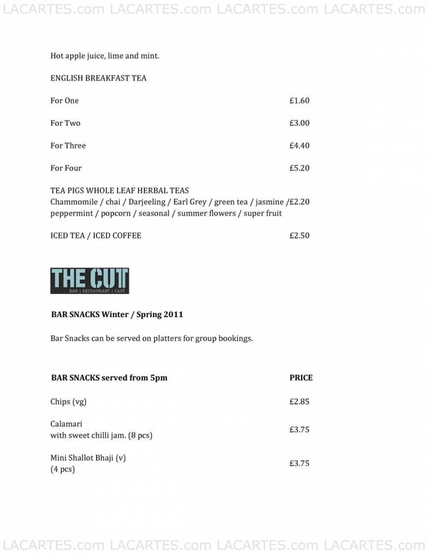 Pricelists of The Cut Bar 66 The Cut - Photo 14 of 48