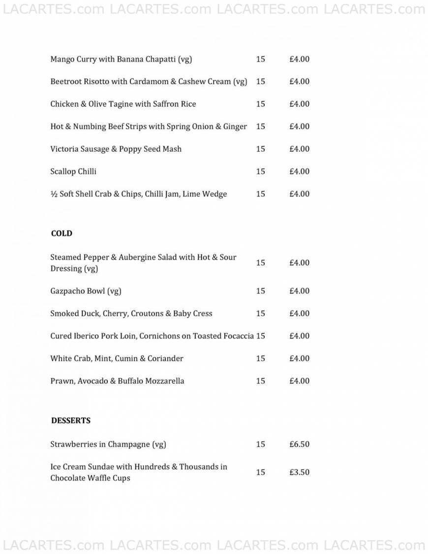  Pricelists of The Cut Bar 66 The Cut - Photo 23 of 48