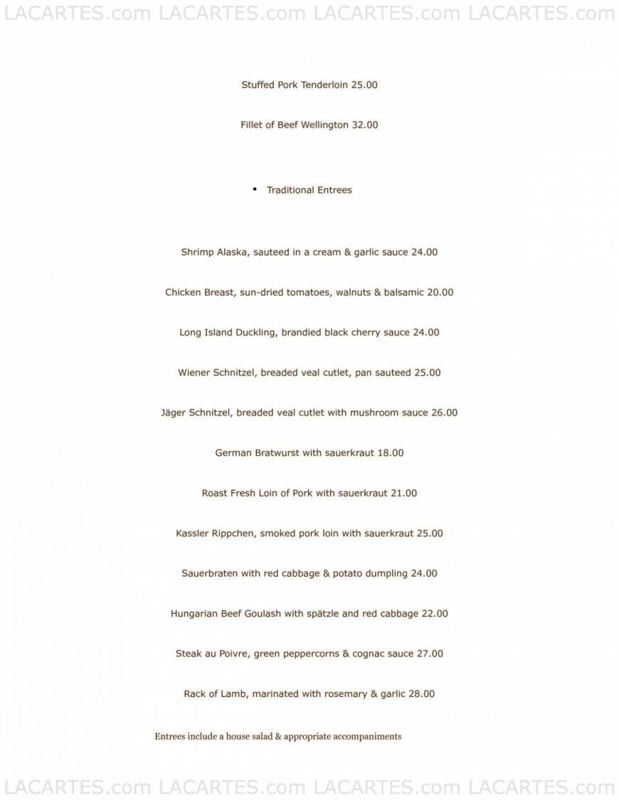  Pricelists of Jennifer's Restaurant - NY 715 Saw Mill River Road, - Photo 2 of 3