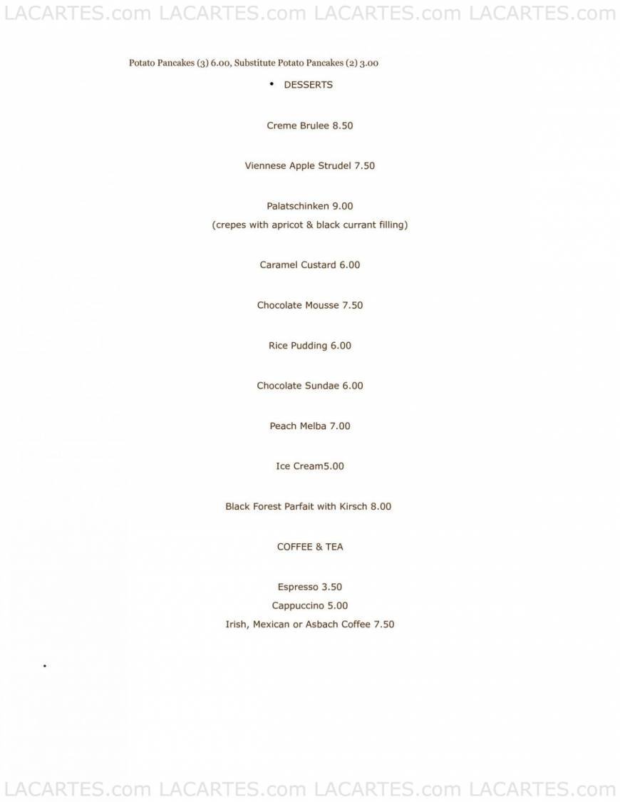  Pricelists of Jennifer's Restaurant - NY 715 Saw Mill River Road, - Photo 3 of 3