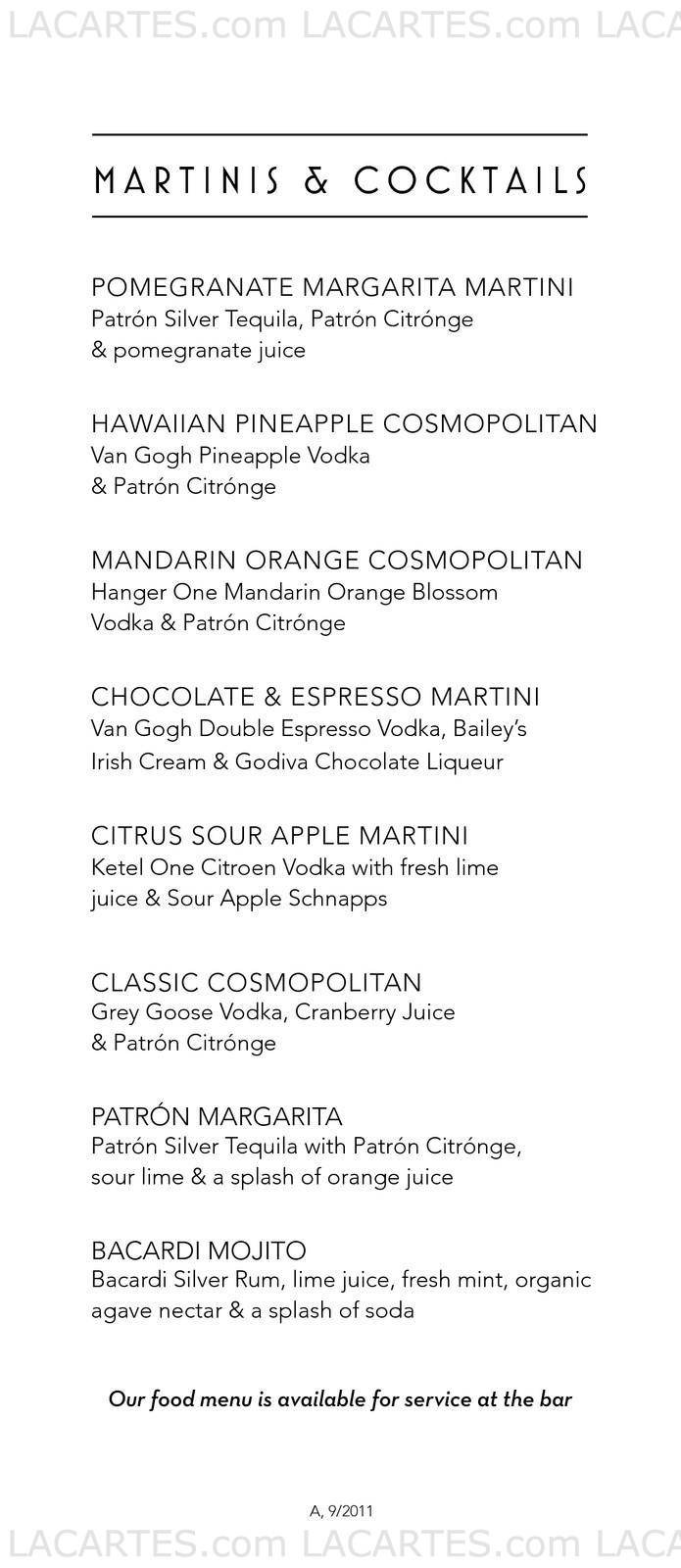  Pricelists of Seasons 52 Restaurant - Florida 463 East Altamonte Drive - Photo 1 of 8