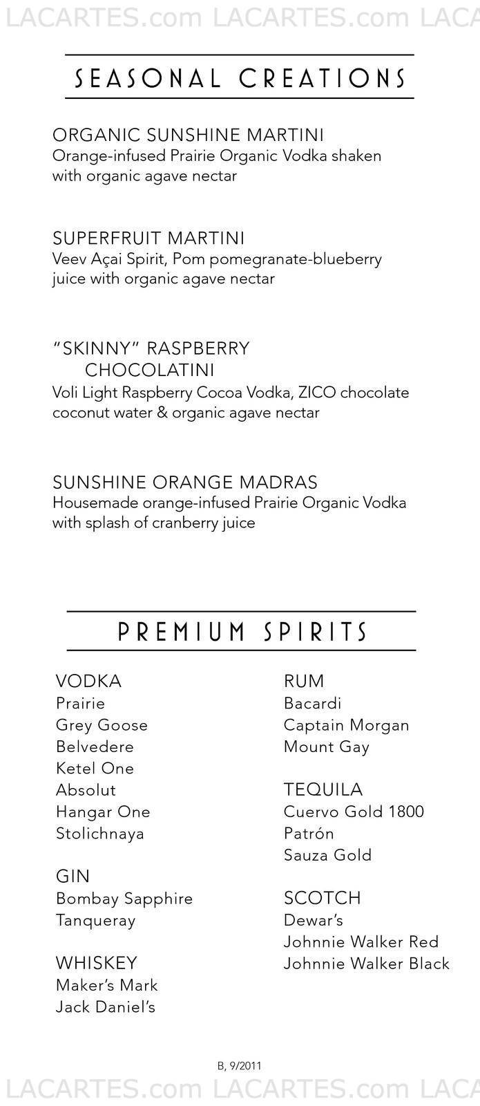 Pricelists of Seasons 52 Restaurant - Florida 463 East Altamonte Drive - Photo 2 of 8