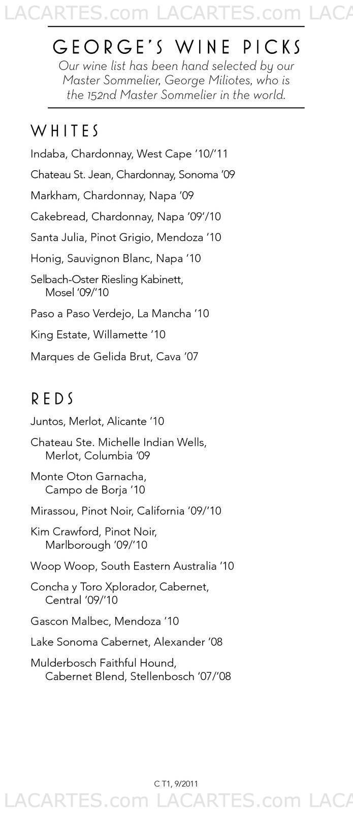  Pricelists of Seasons 52 Restaurant - Florida 463 East Altamonte Drive - Photo 3 of 8