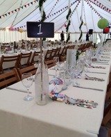 pole tent marquee internal The London  Catering Company Wynyatt Street 
