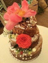 naked wedding cake caterers The London  Catering Company Wynyatt Street 