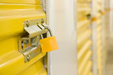 Locks on a row of storage lockers Storage Balham 45 Bedford Hill 