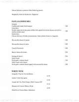 Menus & Prices, Kalla Bella, Llandaff
