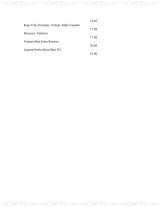 Menus & Prices, Kalla Bella, Llandaff