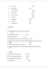 Menus & Prices, Flames Wine Bar & Restaurant, LONDON