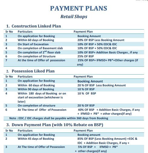  Pricelists of Tapasya 70 Grandwalk Sector -70 - Photo 1 of 3