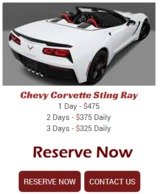 Menus & Prices, Exotic Rides of Miami, Miami