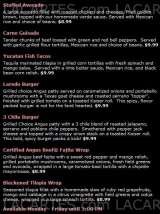 Menus & Prices, Iron Cactus Mexican Grill & Margarita Bar Hill Country Galleria, Bee Cave