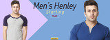 Men's Henley at 499, Gritstones - Online Shopping Store for Clothes, New Delhi