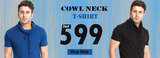 Cowl Neck Tshirts at 599, Gritstones - Online Shopping Store for Clothes, New Delhi