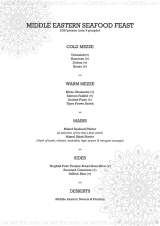 Menus & Prices, Del'aziz, London