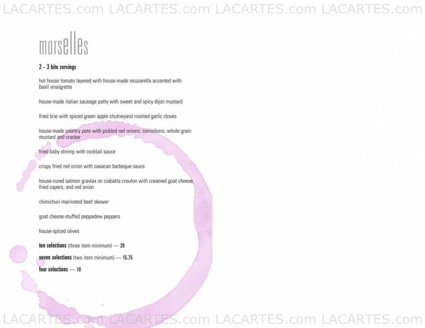  Pricelists of Elle Wine Bistro 2970 North Campbell Avenue - Photo 2 of 8