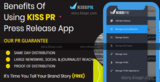Press Release Distribution App, KISS PR - Press Release Service, Richardson